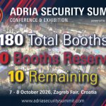 Adria Security Summit 2026 exhibition in Zagreb with only 10 booths remaining.