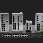 Comnet industrial IEEE 802.3bt Ethernet switches with 90W PoE for critical infrastructure and industrial networking.