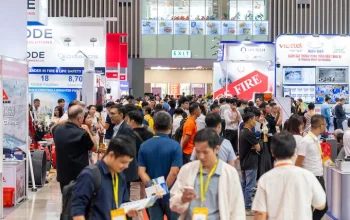 Visitors explore security, fire safety and smart infrastructure technologies at Secutech Vietnam.