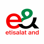 e& corporate logo representing the launch of the OneWork sovereign collaboration platform in the UAE.