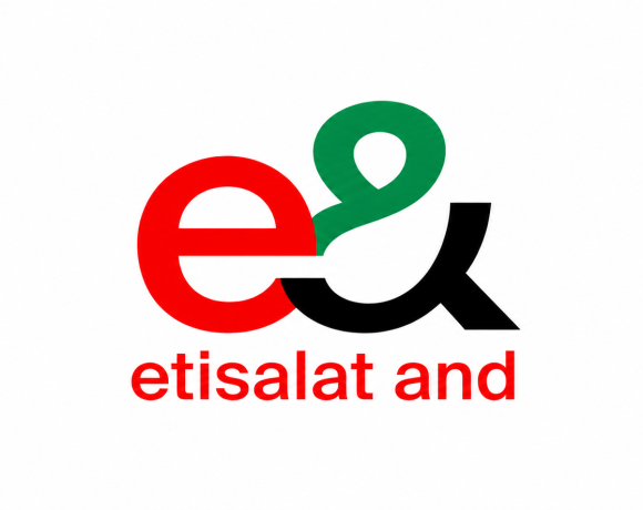 e& corporate logo representing the launch of the OneWork sovereign collaboration platform in the UAE.