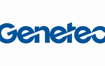 Genetec logo representing the company's ANSSI-certified access control solutions