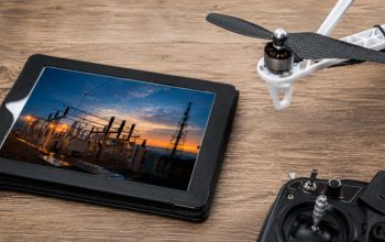 Counter-drone protection for critical infrastructure using layered airspace security around power infrastructure.