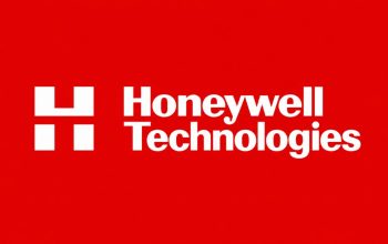 Honeywell Technologies logo on a red background