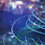 Fiber optic cables illustrating Panduit Optical LAN network infrastructure.
