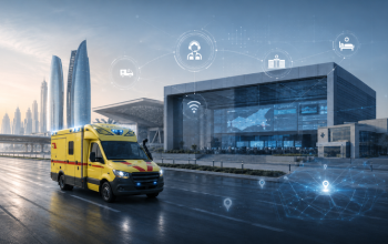 Smart ambulance connected to Abu Dhabi emergency response system