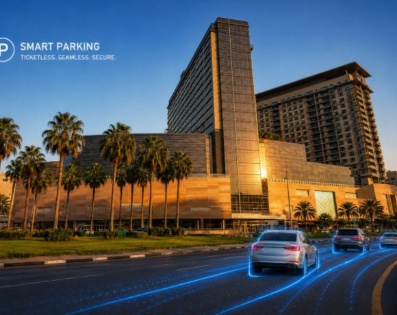 Al Ghurair Centre in Dubai with smart parking and ANPR illustration