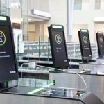 Gunnebo Entrance Control automated e-gates at a passenger terminal