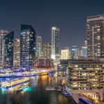 Dubai skyline at night, ranked second in BCG Intelligent Cities Index 2026