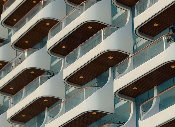 Modern residential building illustrating Dubai’s smart building growth