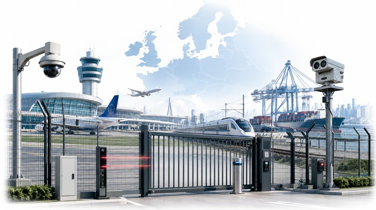 European perimeter security systems protecting transport and critical infrastructure