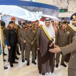 Saudi security officials visiting an exhibition stand at Intersec Saudi Arabia