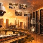 Video surveillance cameras connected to data center storage infrastructure in a smart city environment