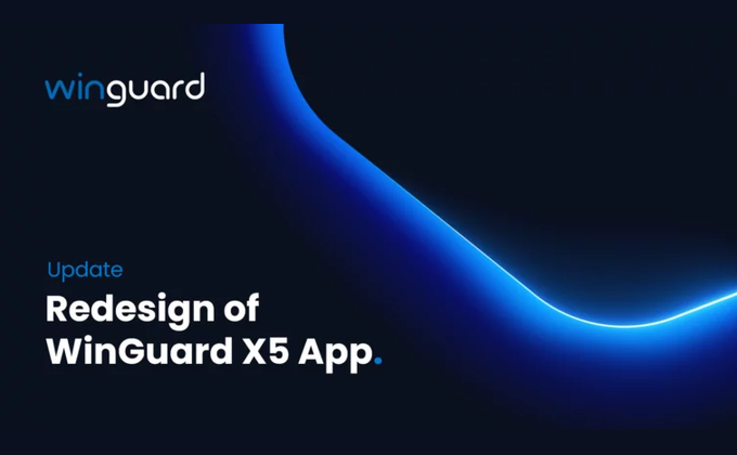 WinGuard X5 app version 2.0 redesign by Advancis