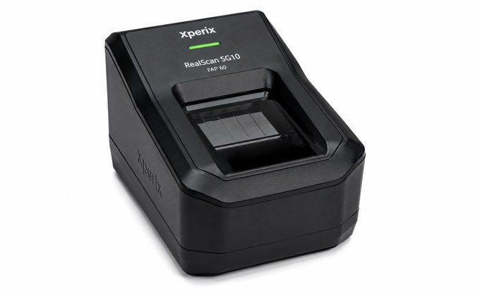 Xperix RealScan SG10 fingerprint scanner for Saudi public-sector biometric projects