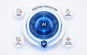 AI runtime protection system with governance, monitoring and risk controls