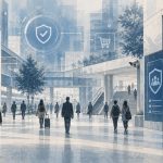 Video surveillance in a public transit and commercial space