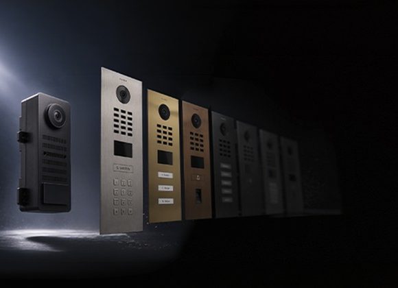 DoorBird D22x video intercom series in multiple finishes