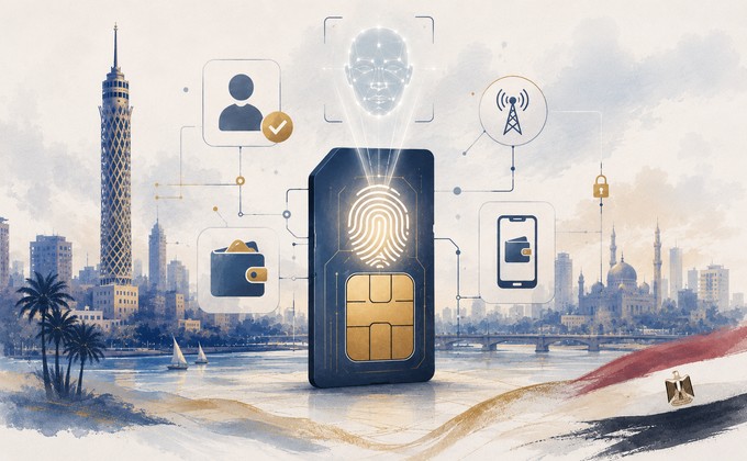 Egypt biometric SIM verification with fingerprint, facial recognition and telecom security