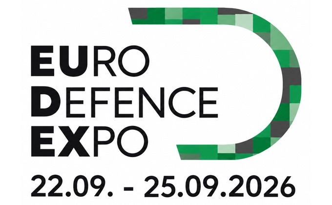 Euro Defence Expo 2026 logo for EUDEX in Essen