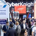 Cybersecurity exhibitors and visitors at GISEC Global in Dubai