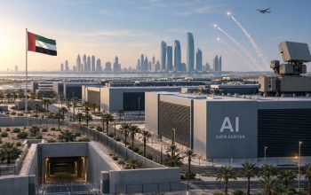 UAE AI data center with physical security and underground infrastructure